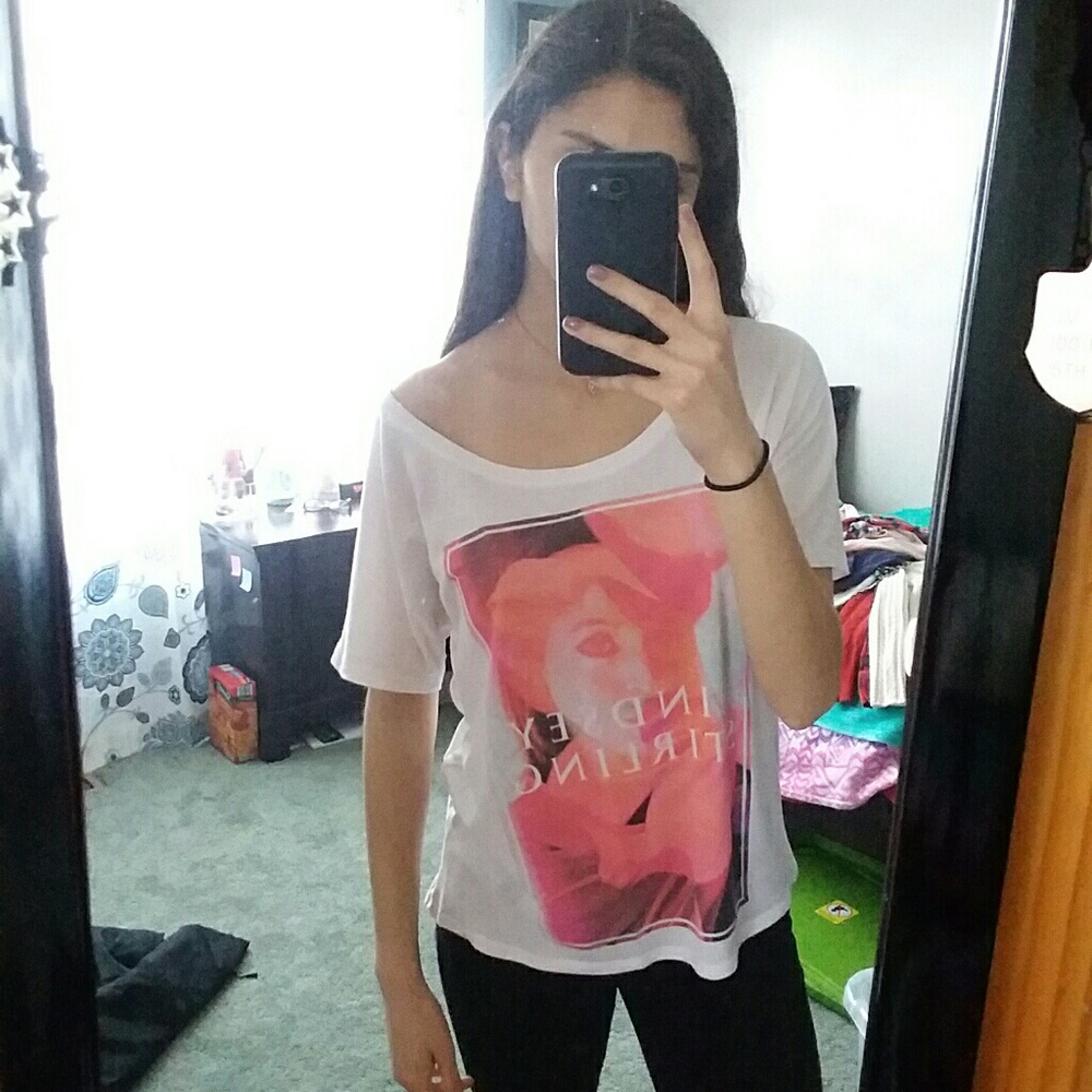 Lindsey Stirling Off Shoulder Shirt